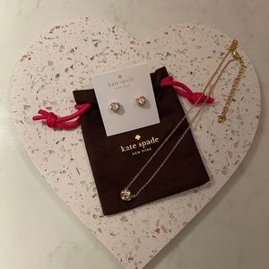Kate spade earrings and necklace